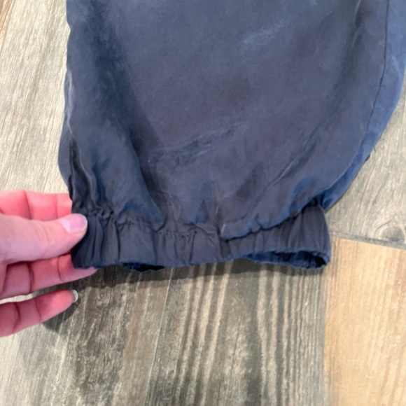 Johnny Was pete & greta Ramble Cargo Jogger Pants Sz XL Charcoal Gray Silk Feel - Picture 4 of 11